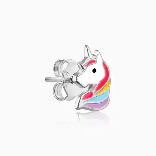 Silver Honey Blossom Kids Earrings