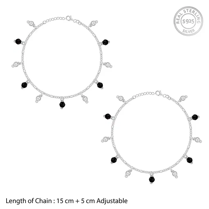 Silver Dua Kids Anklet , 1-5