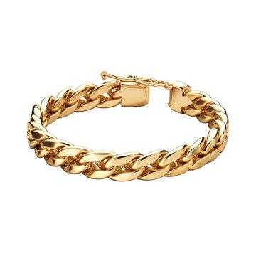 Dual Chain 18 kt Rose Gold Bracelet ,